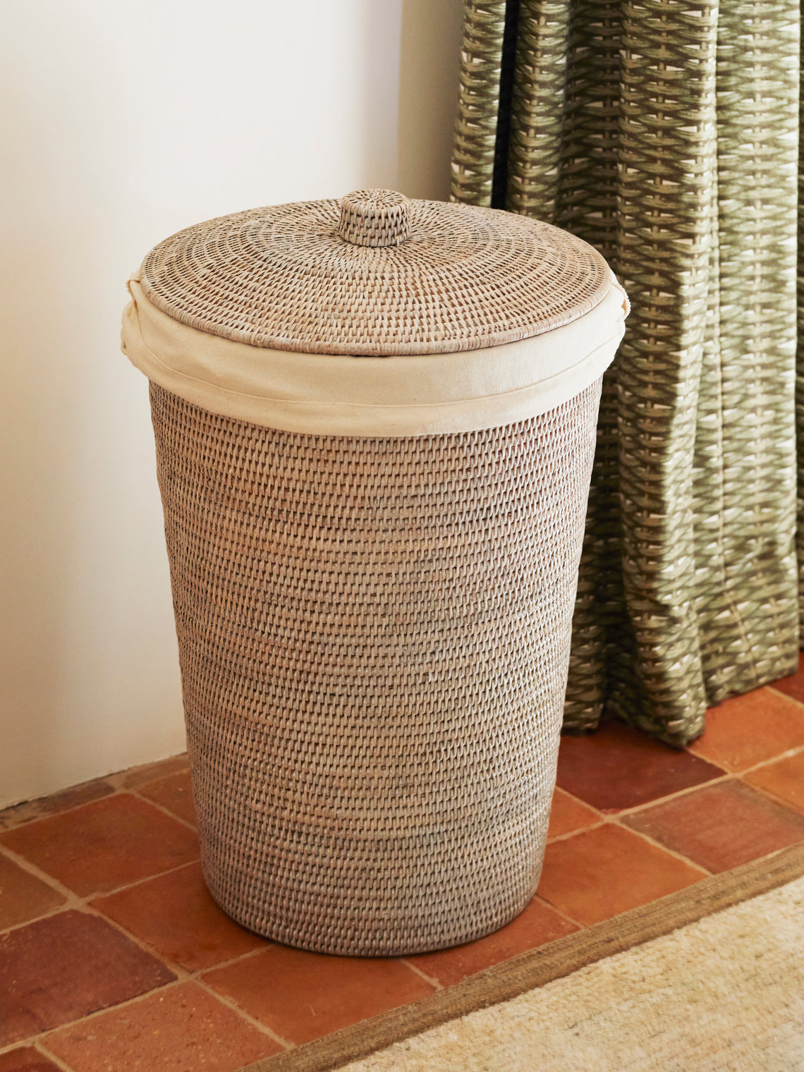 Décor Walther - Handwoven Rattan Laundry Basket -  - ABASK