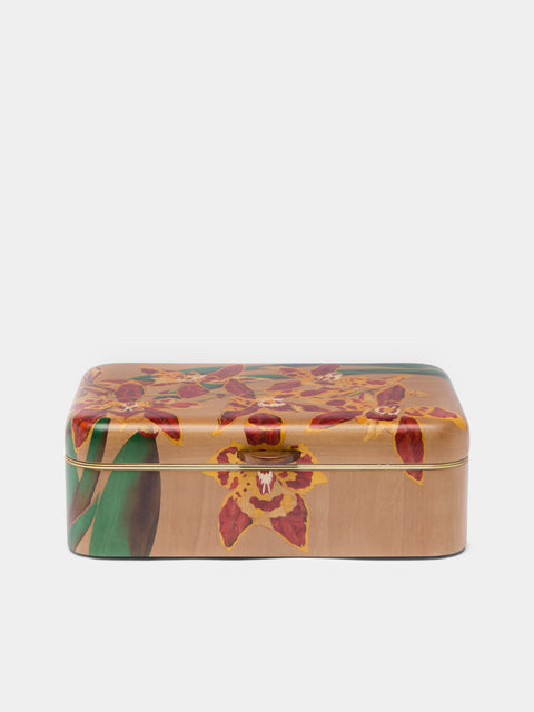 Silvia Furmanovich - Orchids Marquetry Wood Jewellery Box -  - ABASK - 