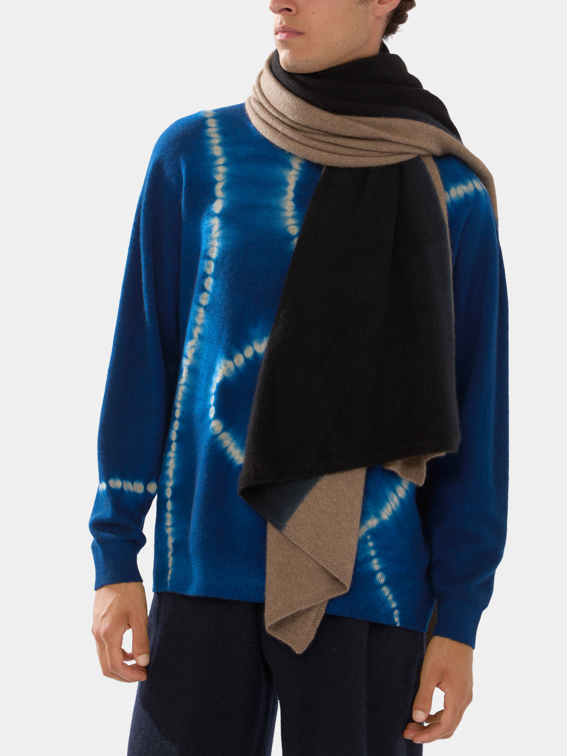 Suzusan - Shibori Cashmere Travel Shawl | One Size -  - ABASK