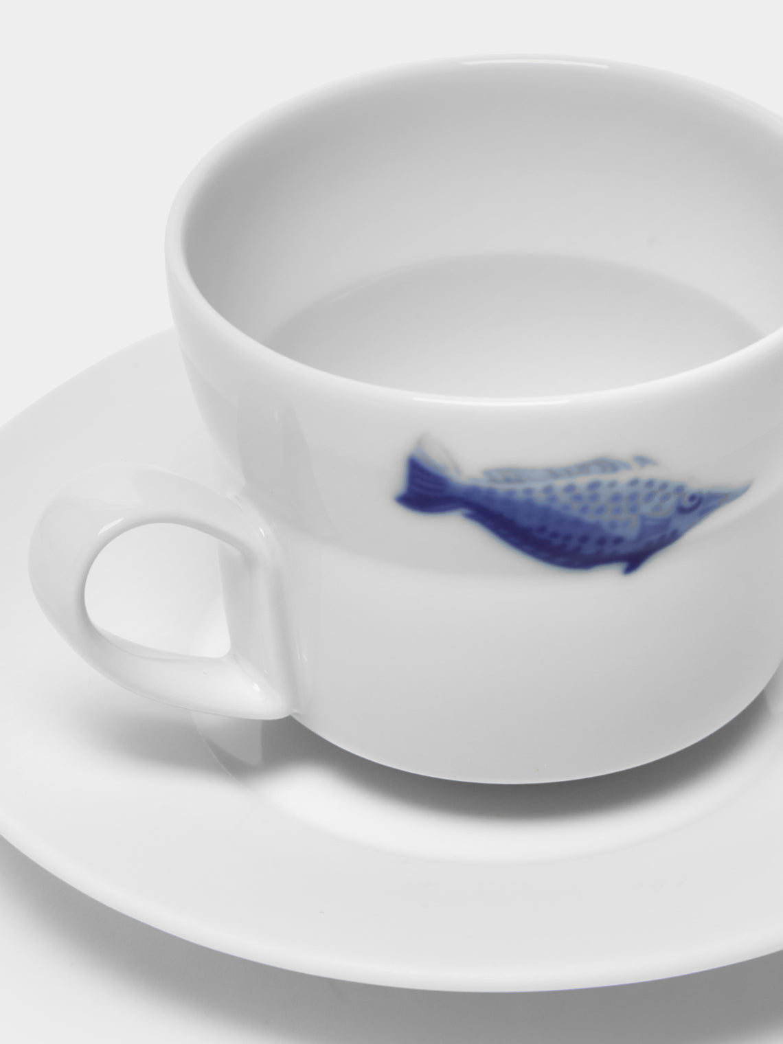 Hering Berlin - Ocean Porcelain Coffee Cup and Saucer -  - ABASK