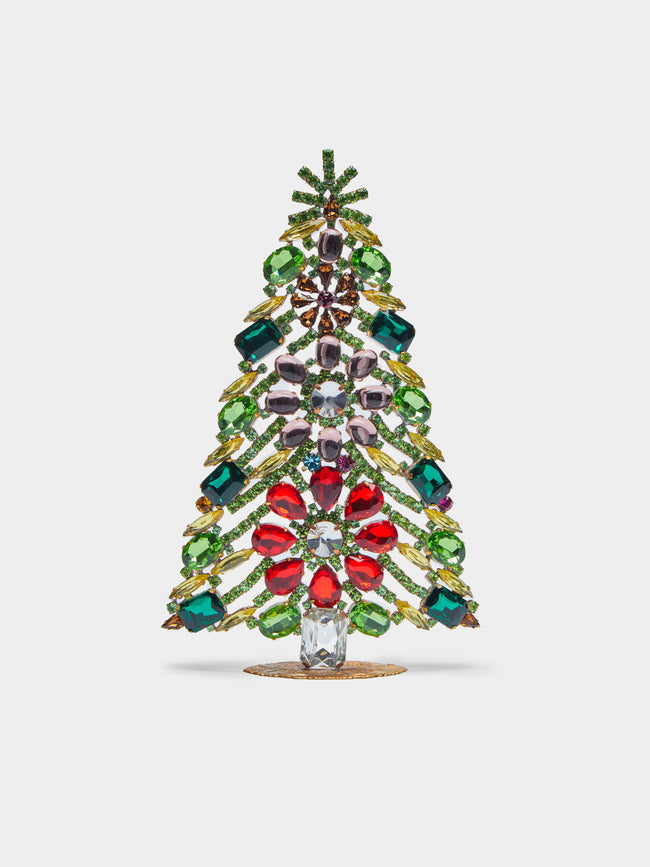 Antique and Vintage - 1930s Czech Jewelled Medium Christmas Tree -  - ABASK - 