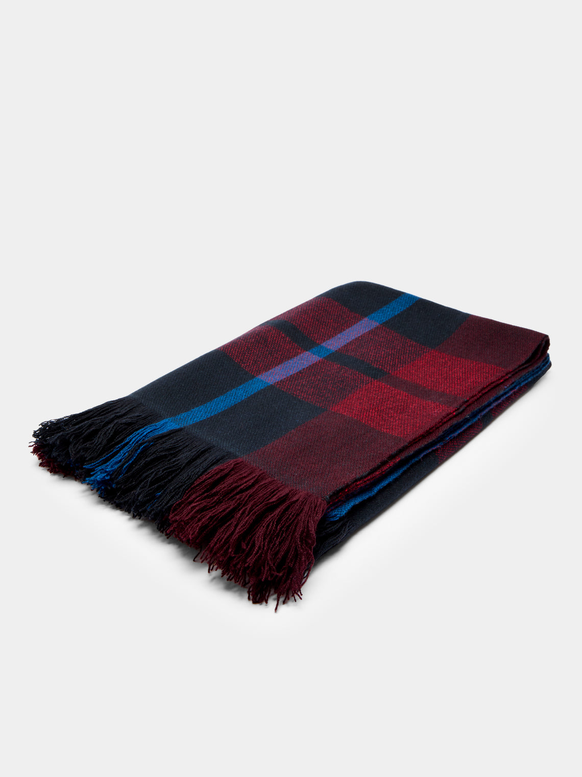 Otherways - Handwoven Yak Check Blanket -  - ABASK