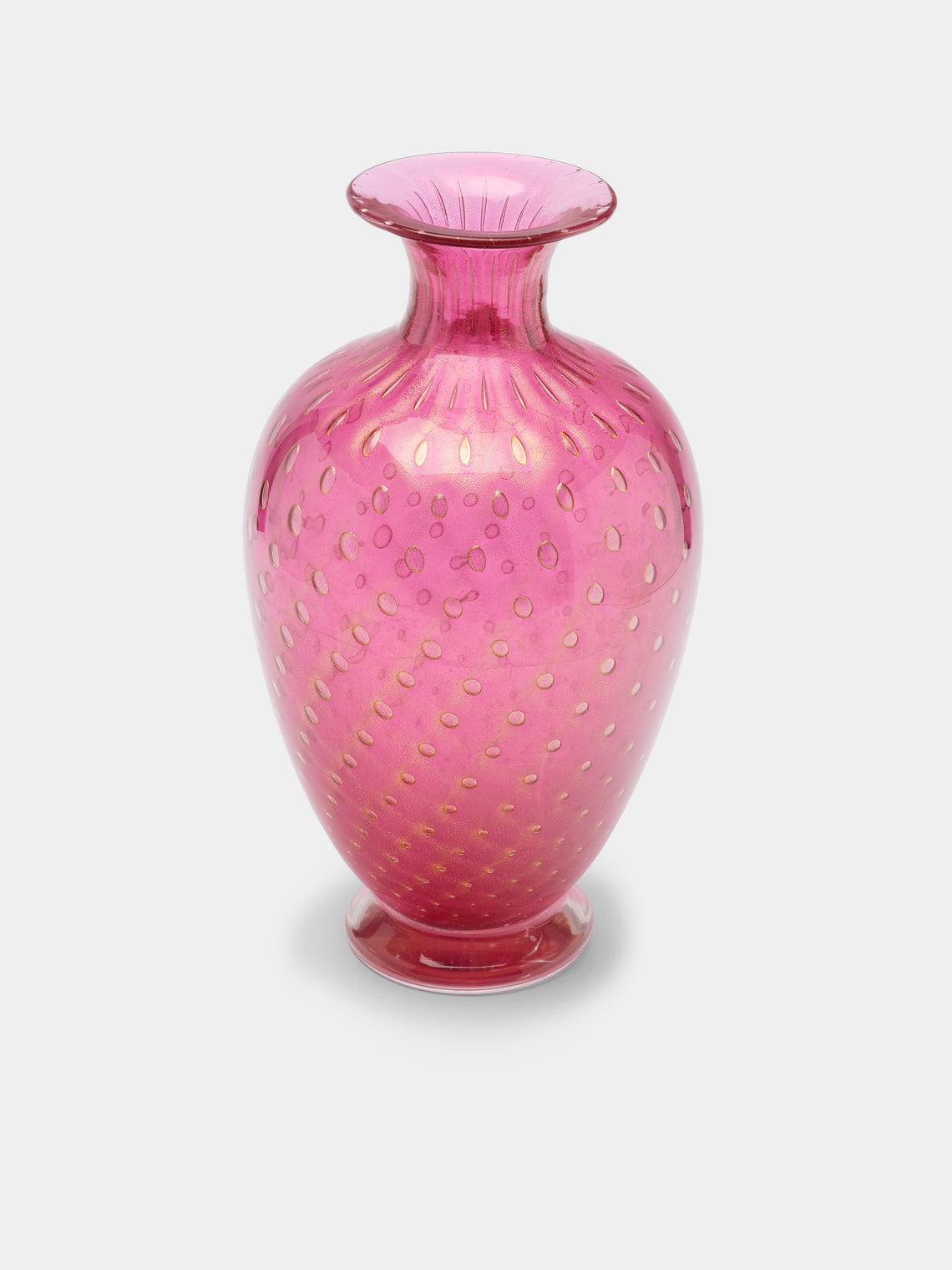 Antique and Vintage - 1960s Seguso Bullicante Murano Glass Vase -  - ABASK - 