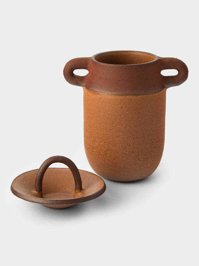 Andrea Tsang - Terra Stoneware Utensil Pot and Spice Pincher -  - ABASK - 