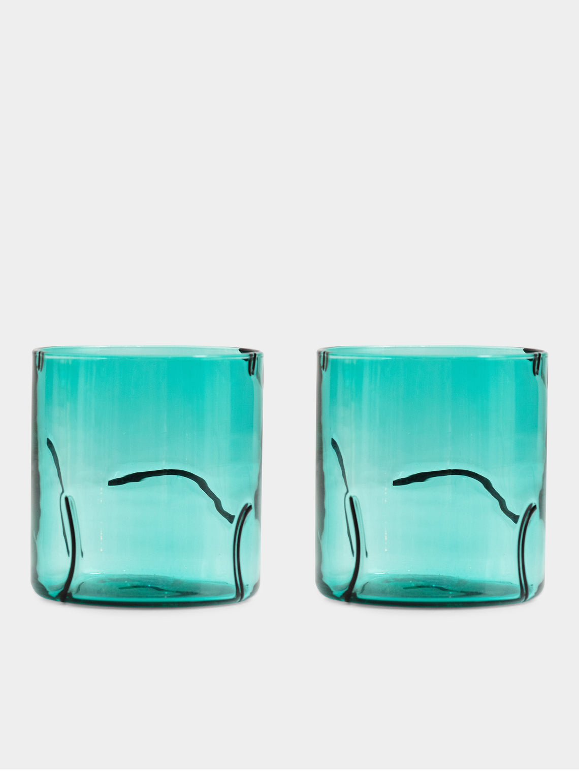 Cedric Mitchell - Enjoué Hand-Blown Glass Tumblers (Set of 2) -  - ABASK