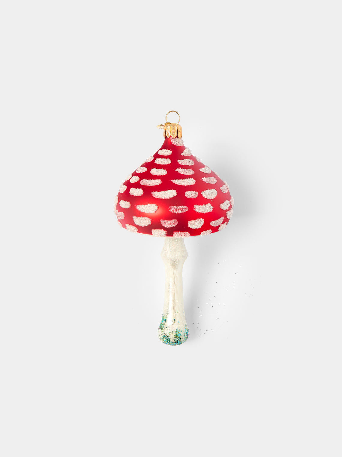 Antique and Vintage - Hand-Blown Glass Mushroom Tree Decorations (Set of 8) -  - ABASK