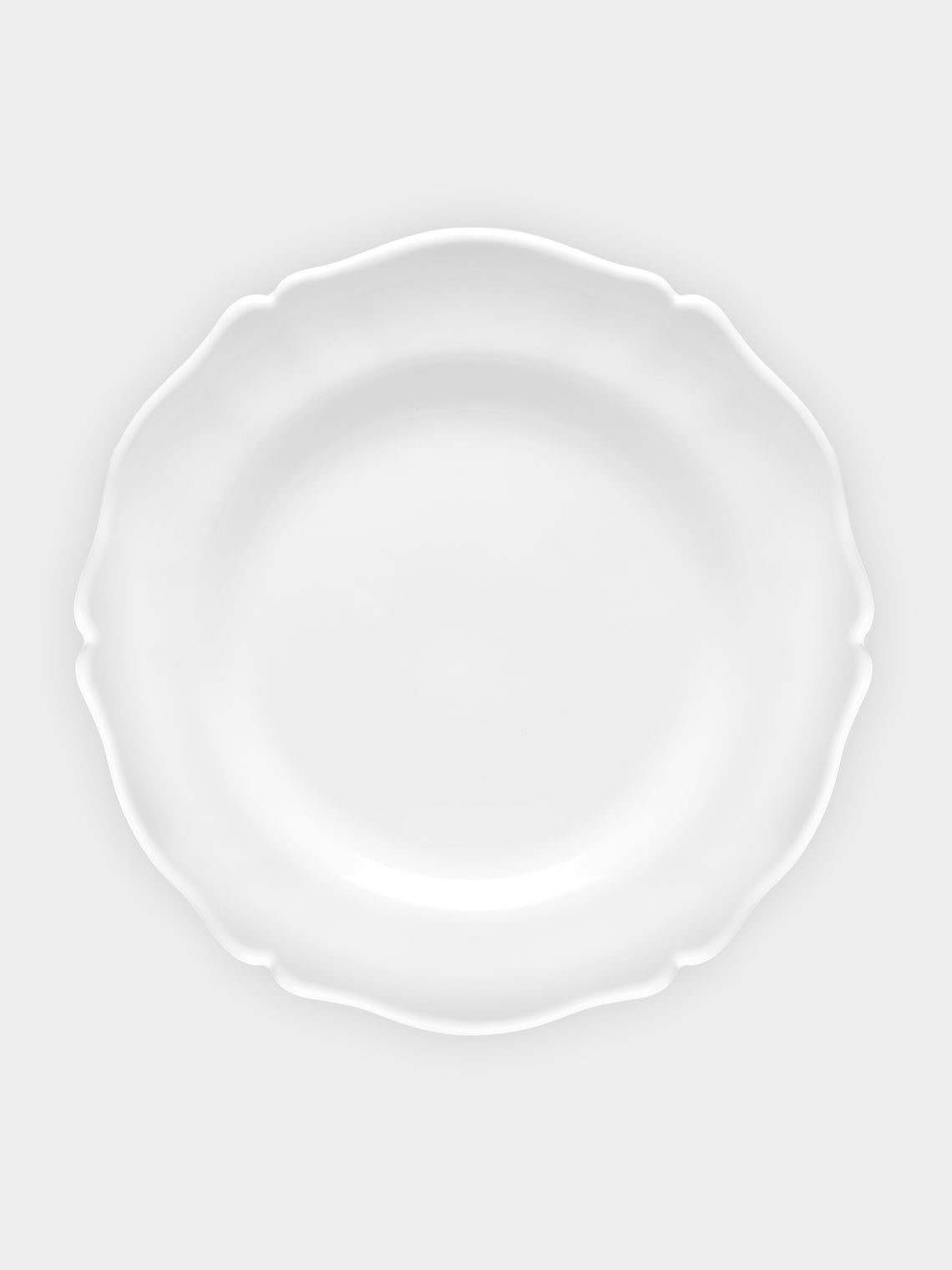Bourg Joly Malicorne - Festons Ceramic Round Serving Dish -  - ABASK - 