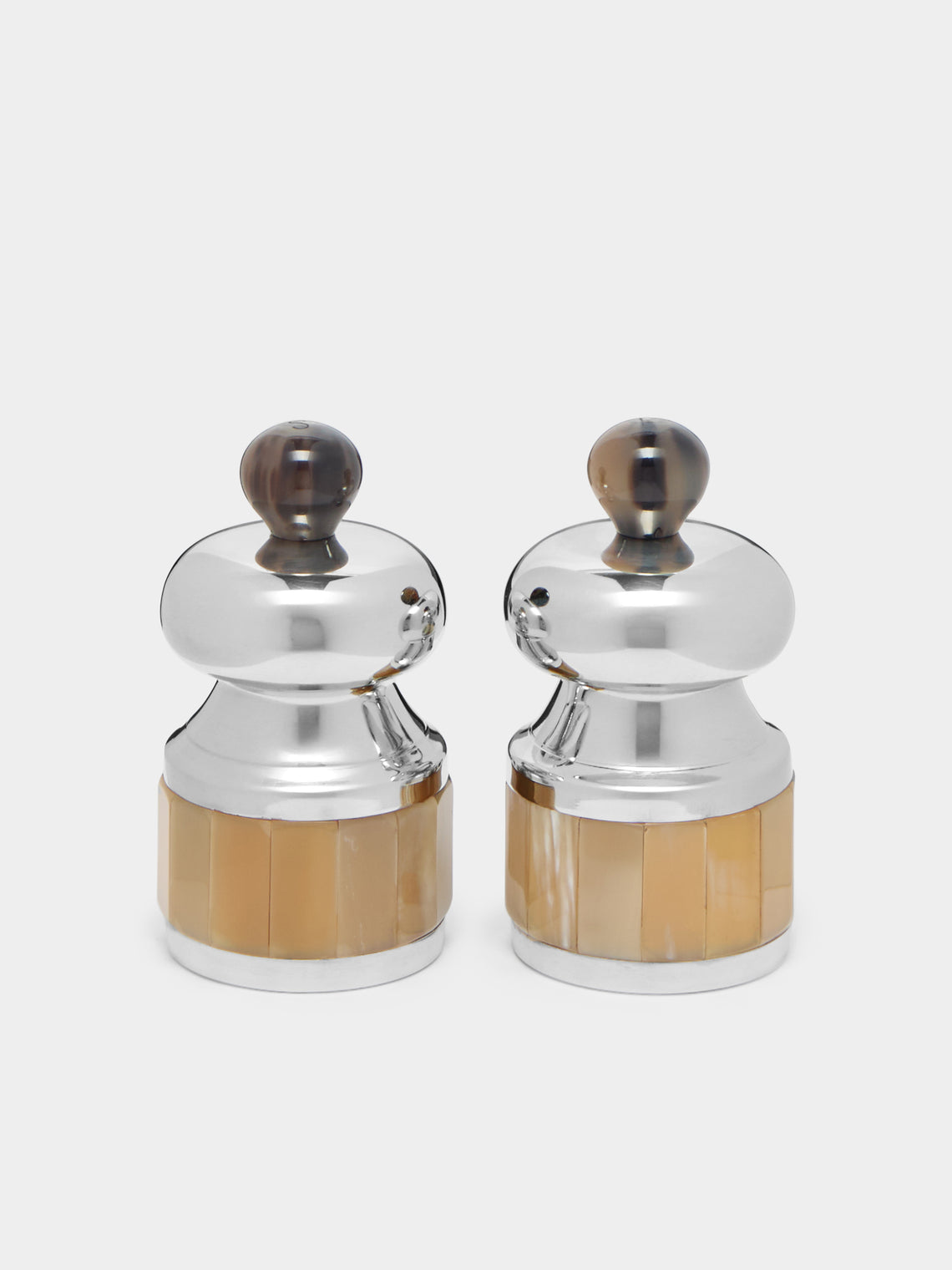 Lorenzi Milano - Zebu Horn Salt and Pepper Mills (Set of 2) -  - ABASK - 