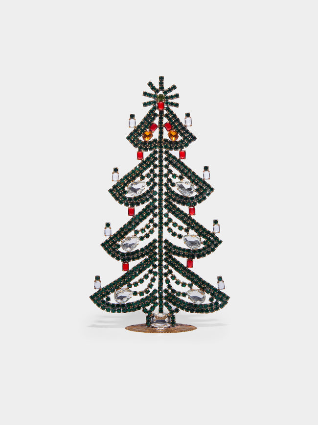 Antique and Vintage - 1930s Czech Jewelled Medium Christmas Tree -  - ABASK - 