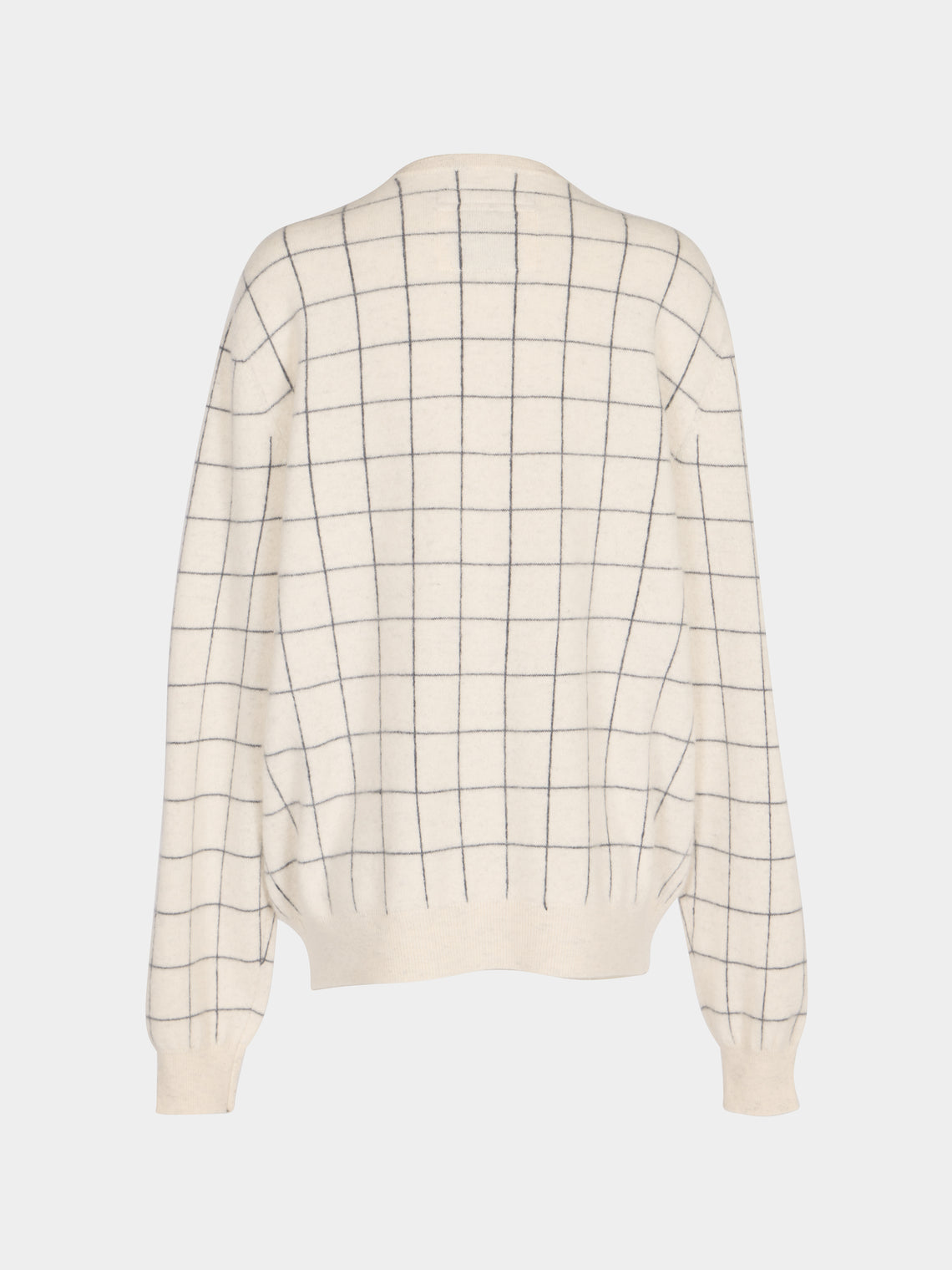 Frenckenberger - Cashmere Check Cardigan | Size: S -  - ABASK