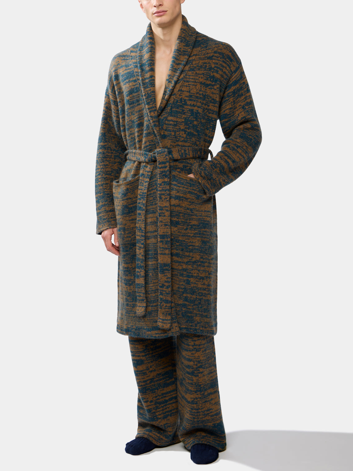 The Elder Statesman - Twisted Cashmere Robe -  - ABASK