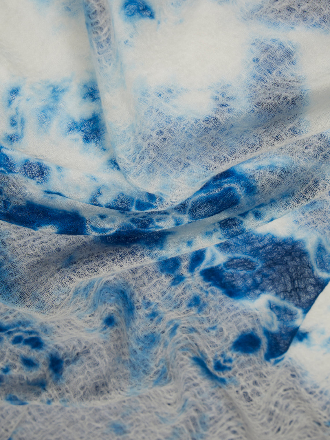 Suzusan - Shibori Cashmere Featherweight Shawl | One Size -  - ABASK