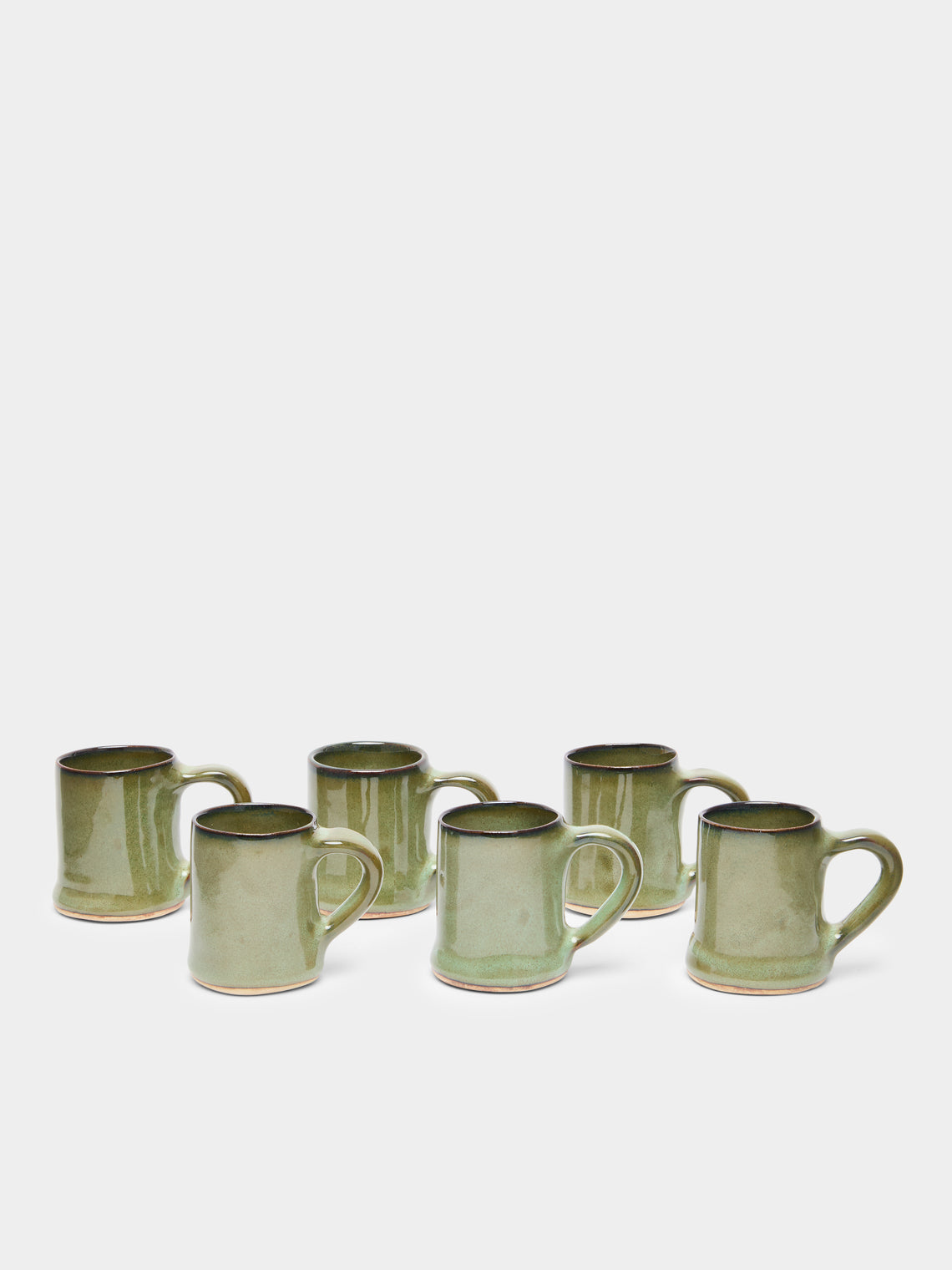 Mervyn Gers Ceramics - Hand-Glazed Ceramic Espresso Cups (Set of 6) -  - ABASK