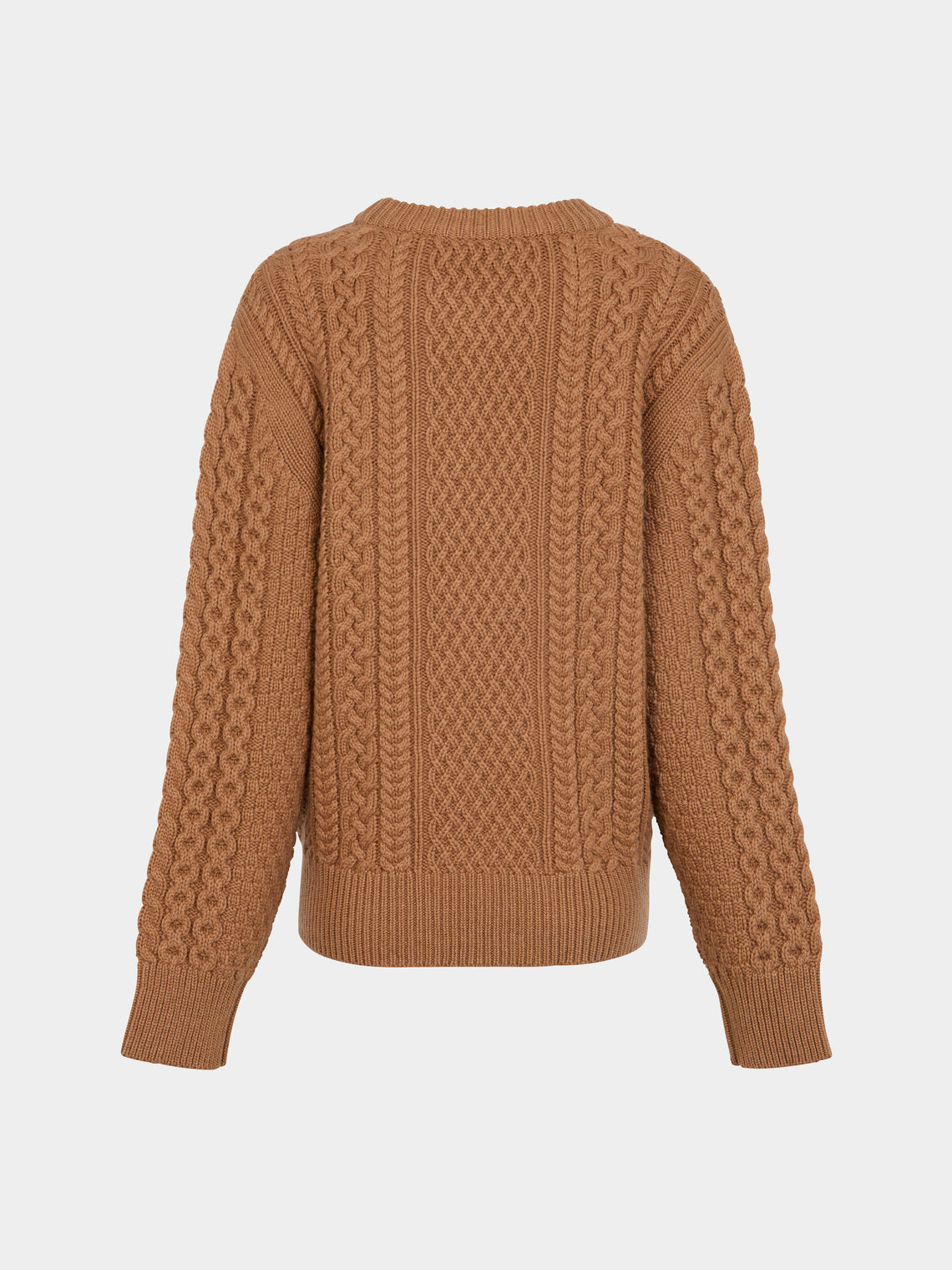 Ryan Roche - Cashmere Cable-Knit Crew-Neck Sweater -  - ABASK