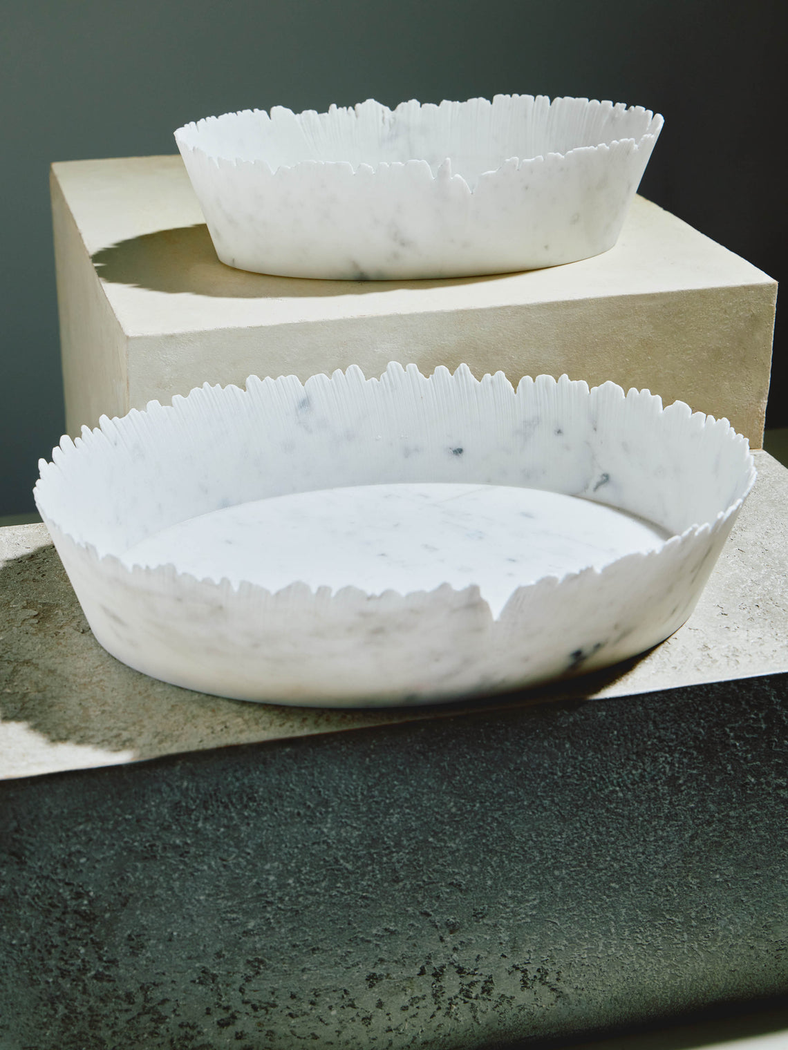 Bufalini - Drap Marble Bowl -  - ABASK