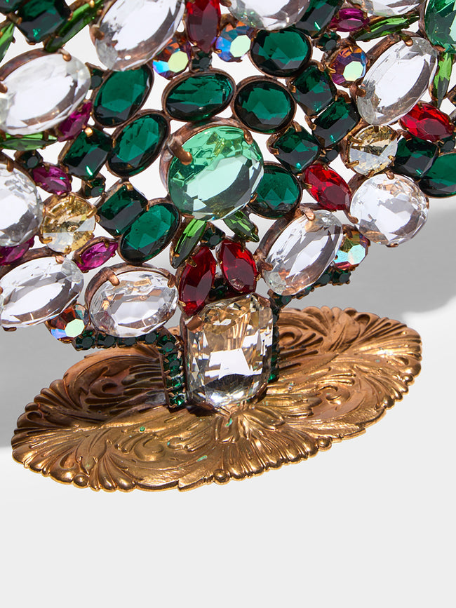 Antique and Vintage - 1930s Czech Jewelled Large Christmas Tree -  - ABASK