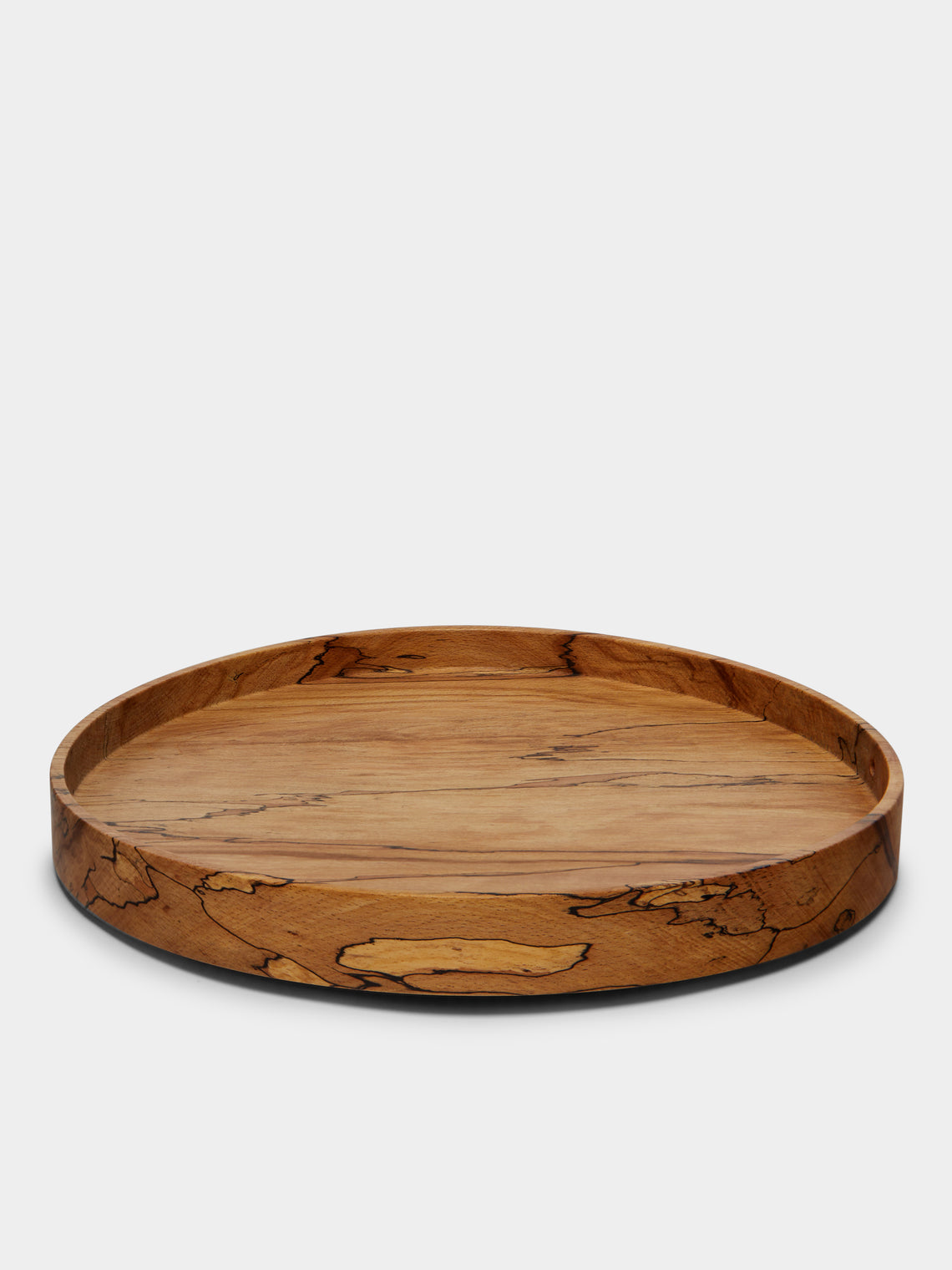 Bird & Branch - Hand-Turned Patterned Beech Service Tray -  - ABASK