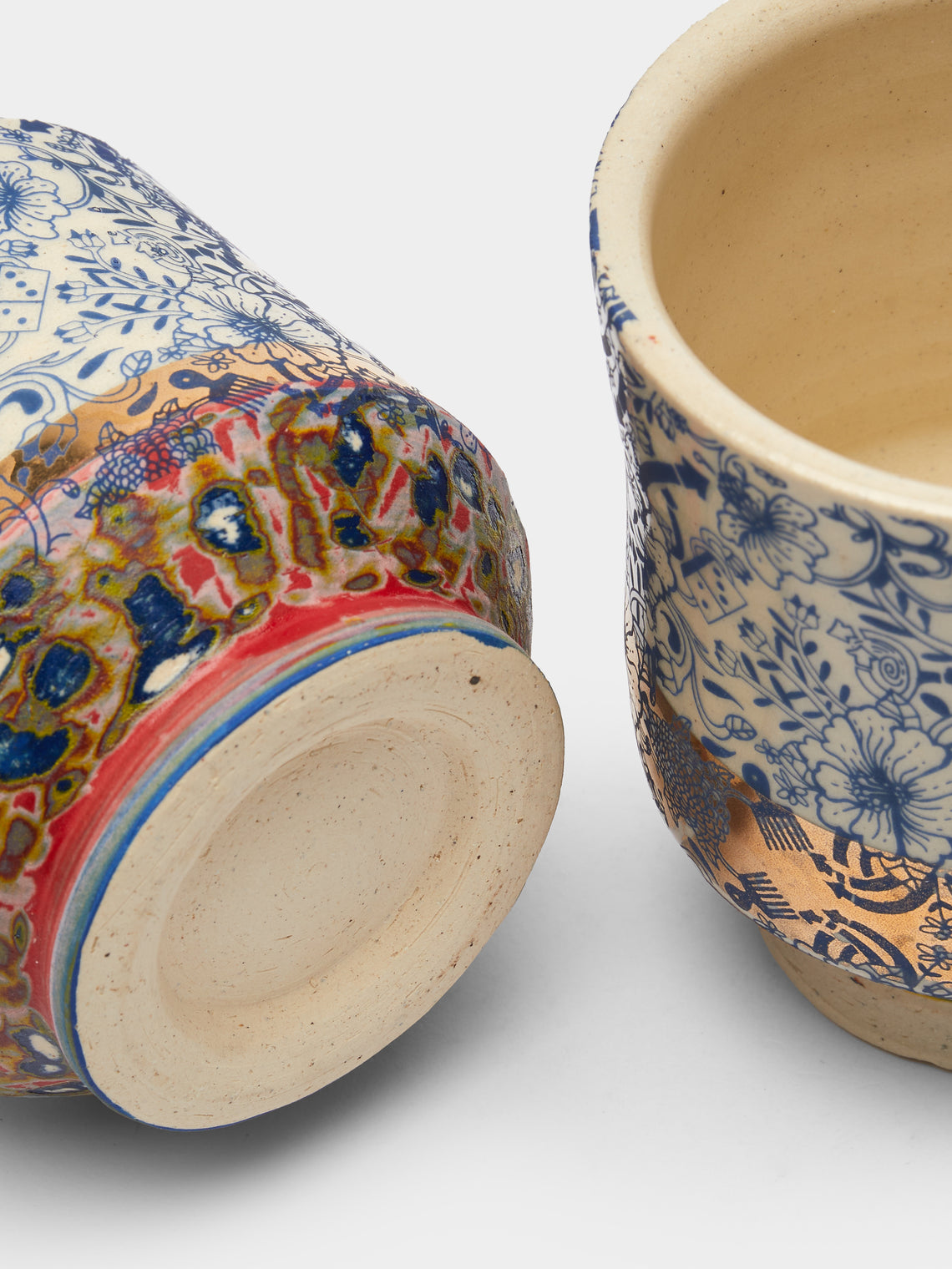 The Village Potter x Roberto Lugo - Edition 86 and 97 Ceramic Cups (Set of 2) -  - ABASK