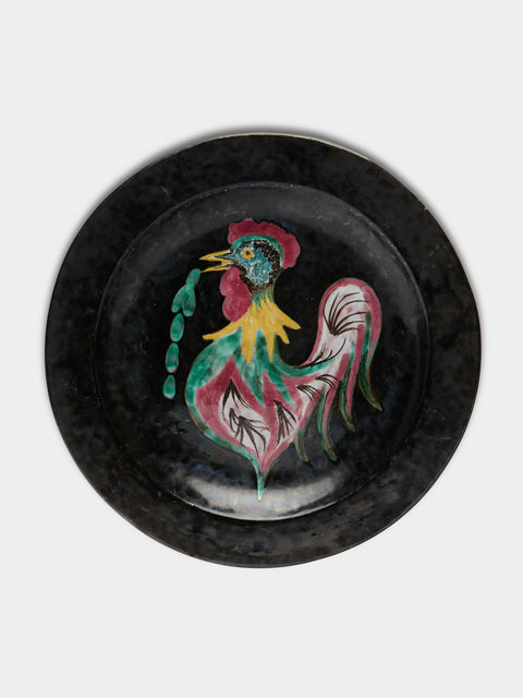 Antique and Vintage - 1950s French Ceramic Chicken Platter -  - ABASK - 