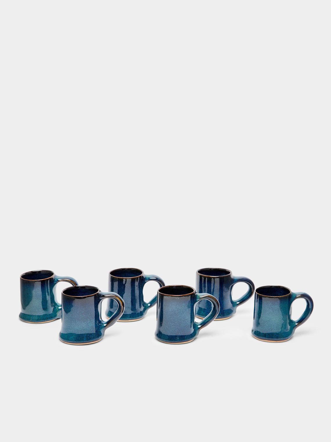 Mervyn Gers Ceramics - Hand-Glazed Ceramic Espresso Cups (Set of 6) -  - ABASK