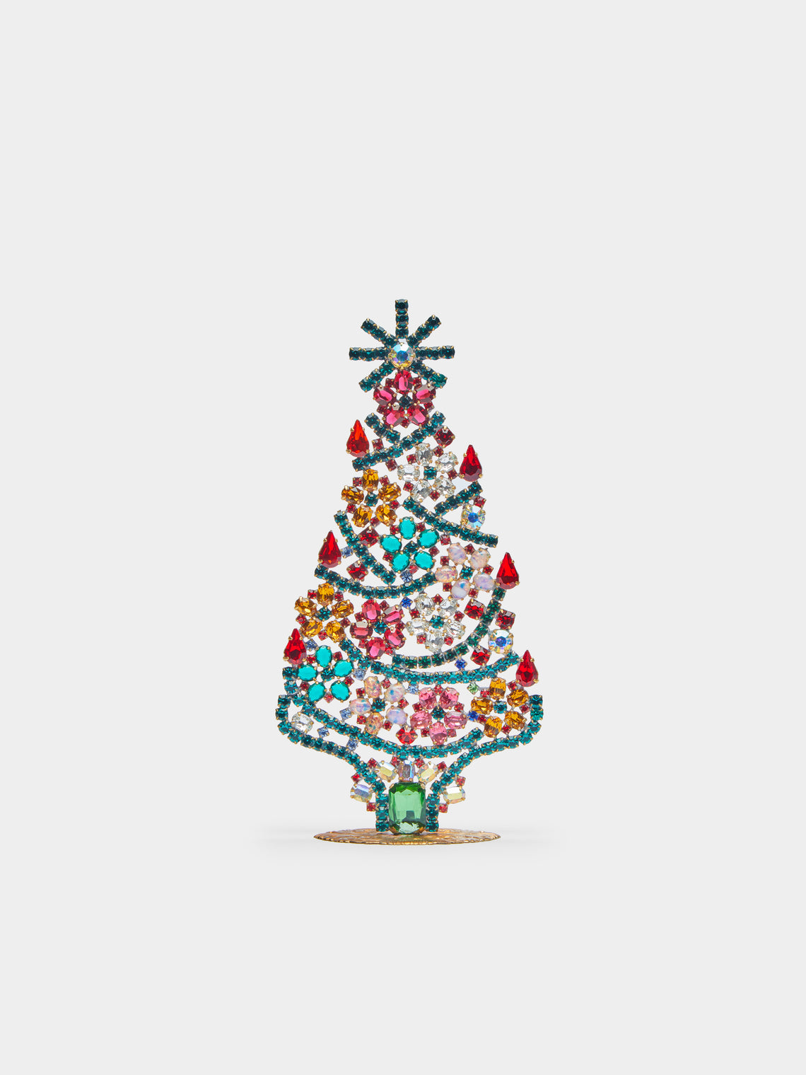 Antique and Vintage - 1930s Czech Jewelled Small Christmas Tree -  - ABASK - 