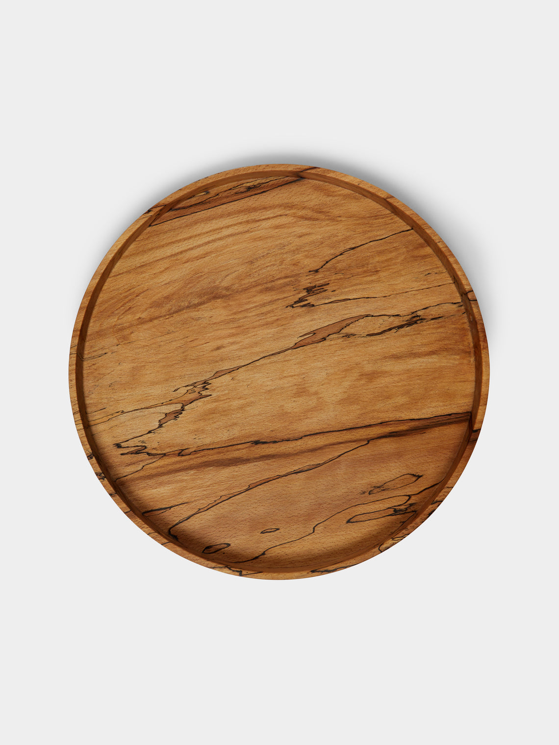 Bird & Branch - Hand-Turned Patterned Beech Service Tray -  - ABASK - 