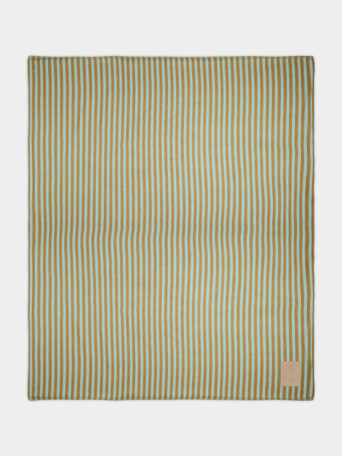 Studio Shamshiri x ABASK - Handwoven Cashmere Striped Extra Large Blanket (118in/3m) -  - ABASK