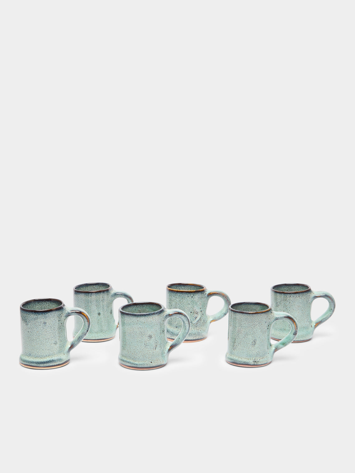 Mervyn Gers Ceramics - Hand-Glazed Ceramic Espresso Cups (Set of 6) -  - ABASK