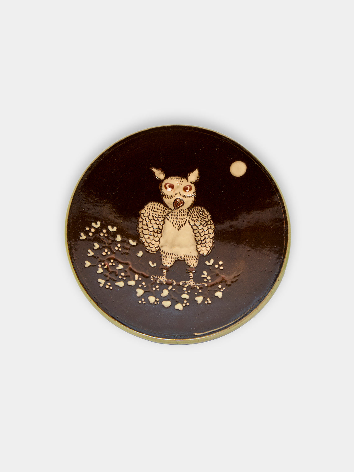 Poterie d’Évires - Animals Hand-Painted Ceramic Small Plates (Set of 6) -  - ABASK