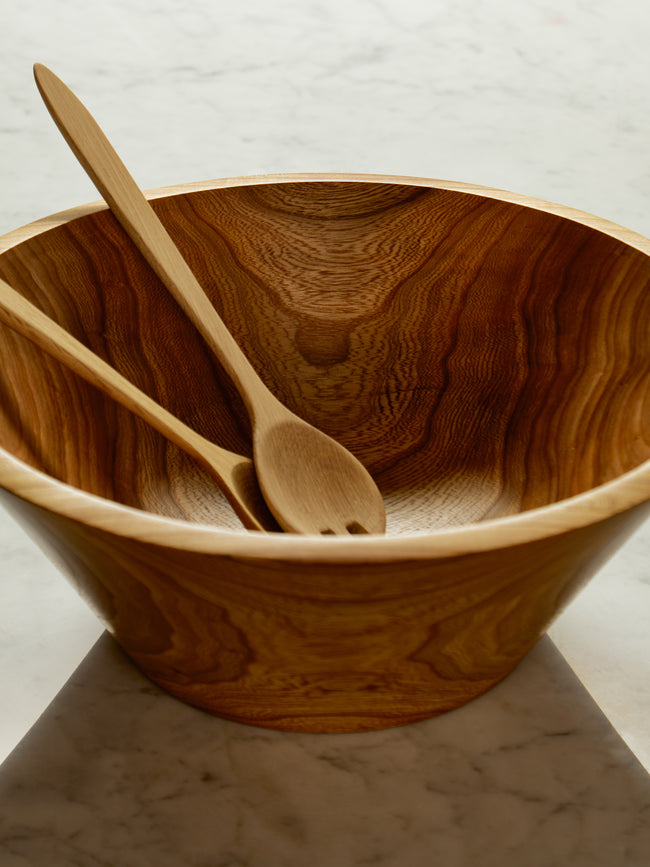 Karl Schöberl - Hand-Turned Elm Wood Bowl -  - ABASK