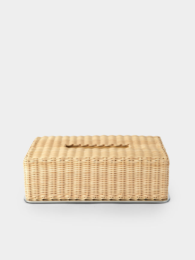 Giobagnara - Amiens Rattan Tissue Box -  - ABASK - 