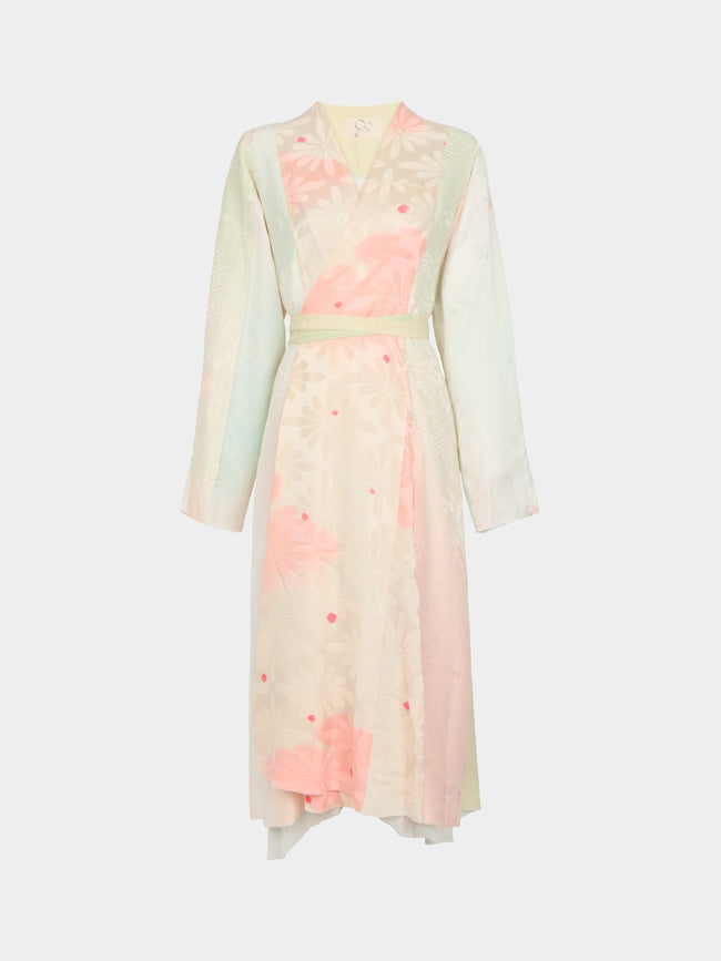 Considered Objects - Irregular Hand-Stitched Silk Robe | Size: S -  - ABASK - 