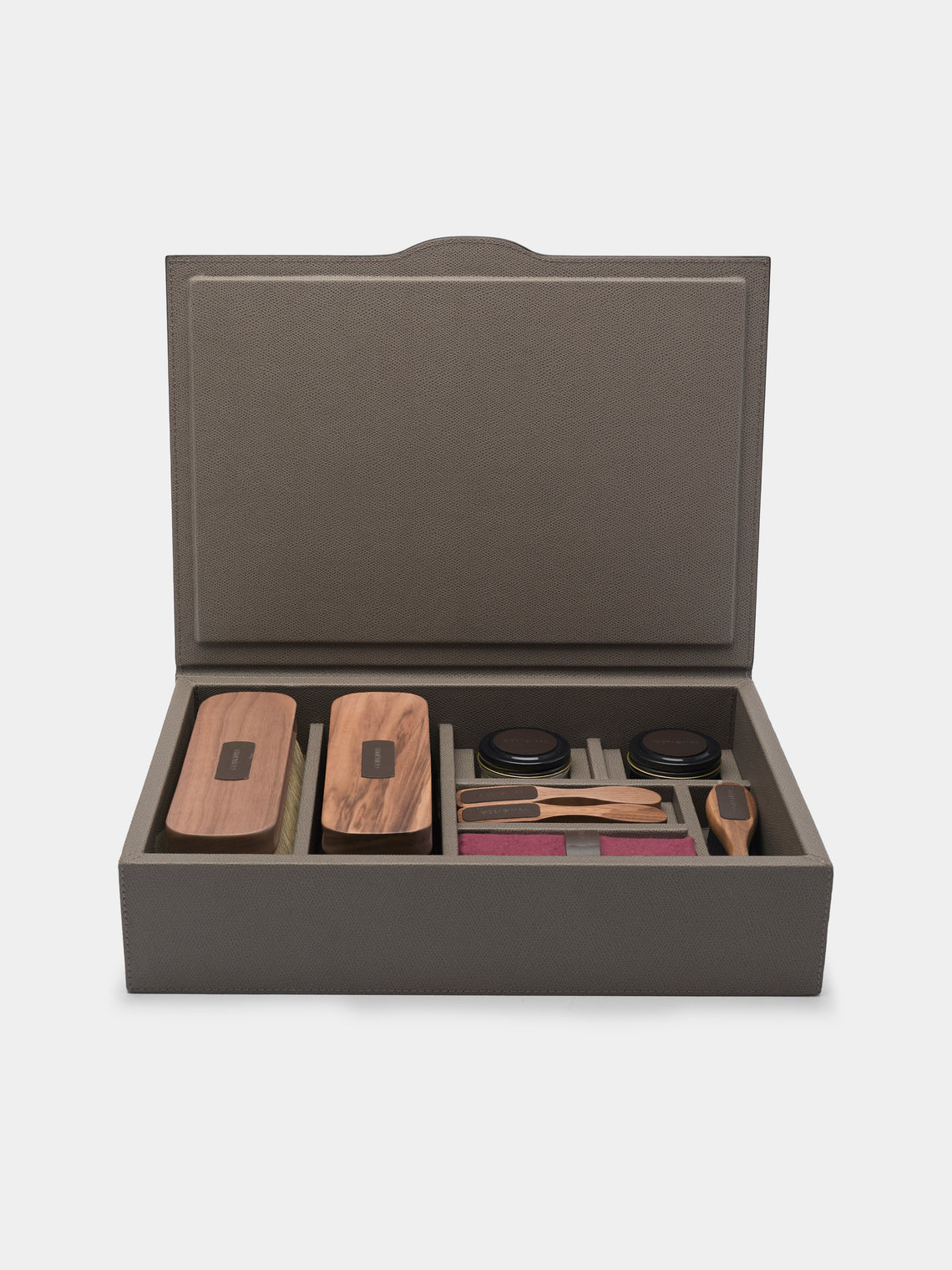 Giobagnara - Luna Wood and Leather Shoe Care Set -  - ABASK - 