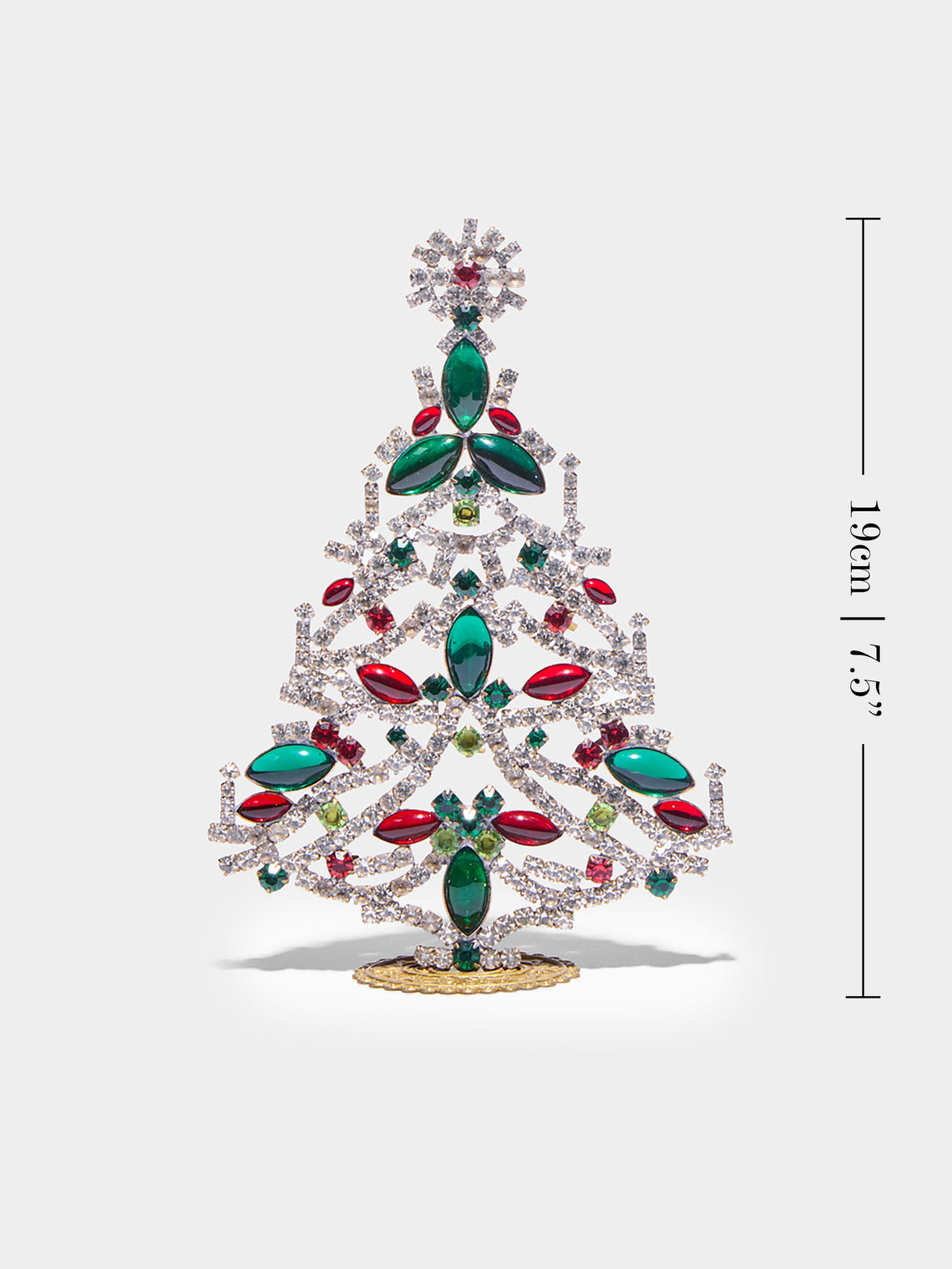 Antique and Vintage - 1930s Czech Jewelled Small Christmas Tree -  - ABASK