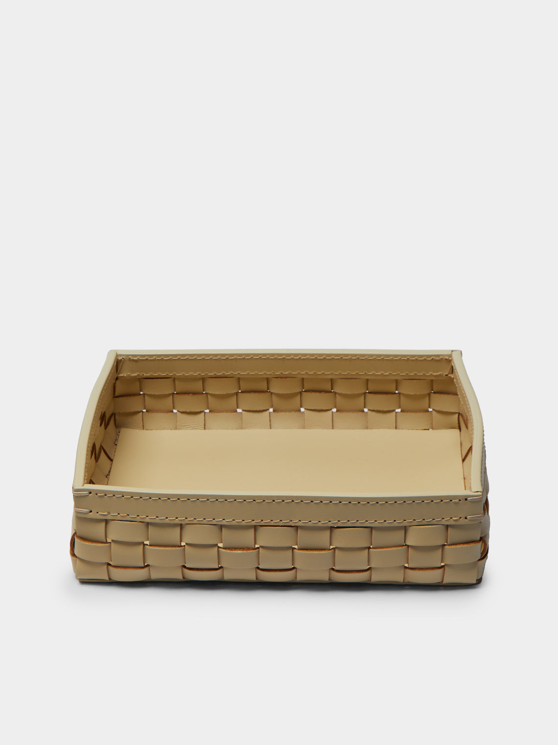 Riviere - Woven Leather Tray -  - ABASK - 