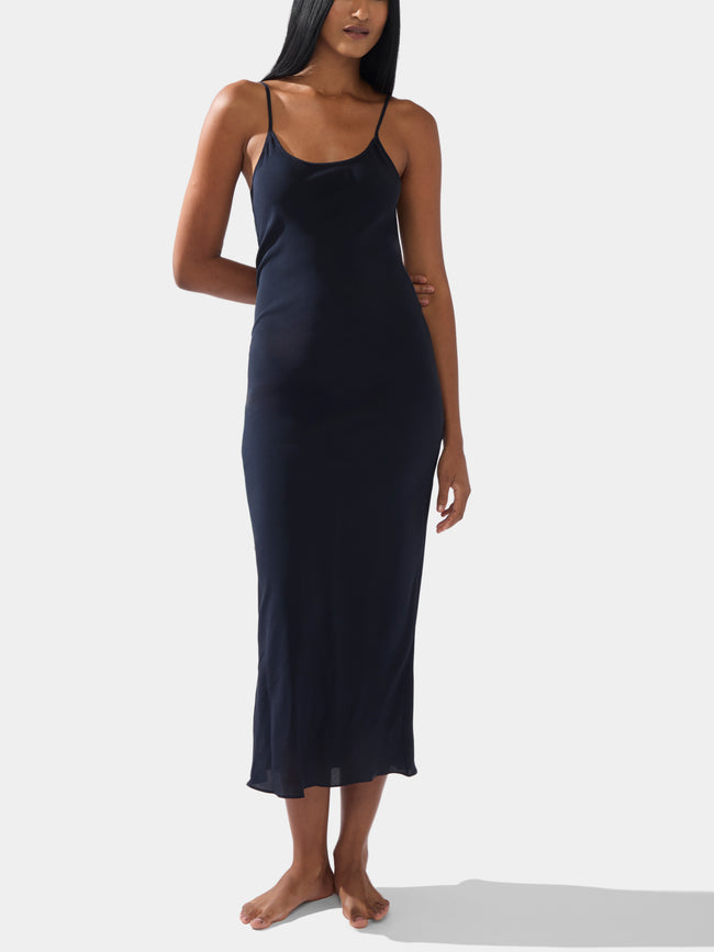 Ryan Roche - Silk Slip Dress -  - ABASK