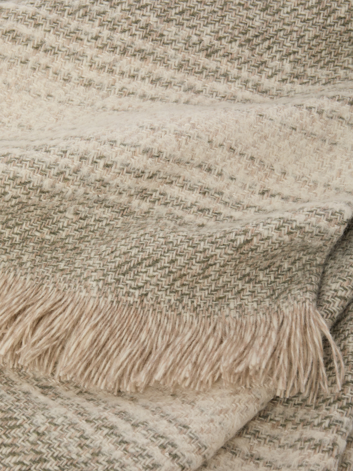 Johnstons of Elgin - Cashmere, Wool and Alpaca Ombré Blanket -  - ABASK