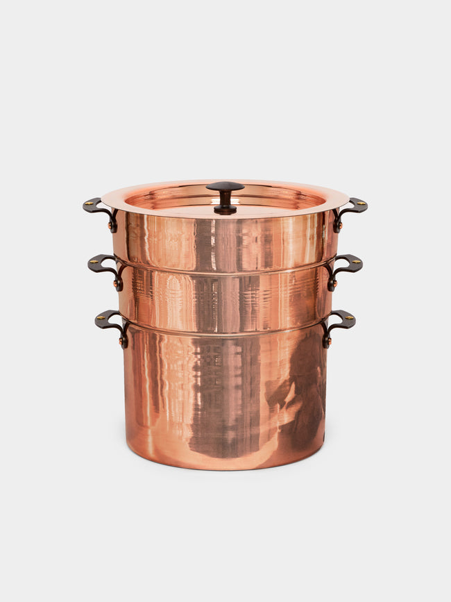 Netherton Foundry - Copper Stockpot and Steamer Baskets with Lid -  - ABASK - 