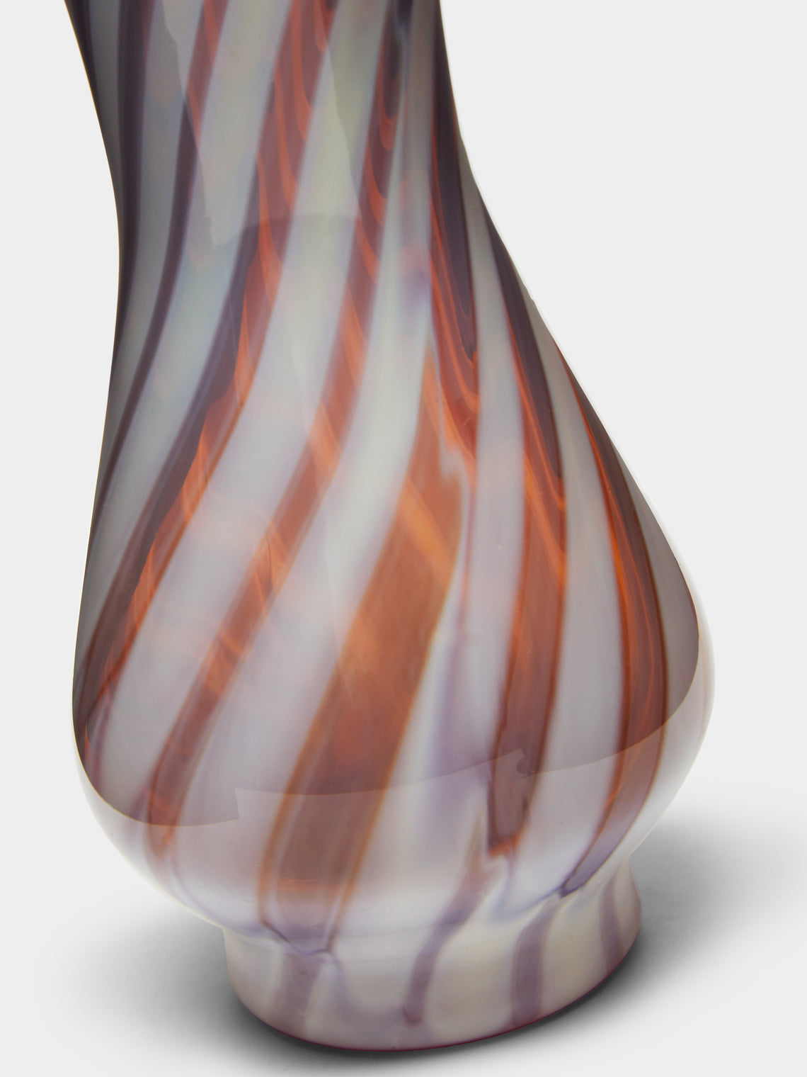 Antique and Vintage - Mid-Century Spiral Glass Bud Vase -  - ABASK