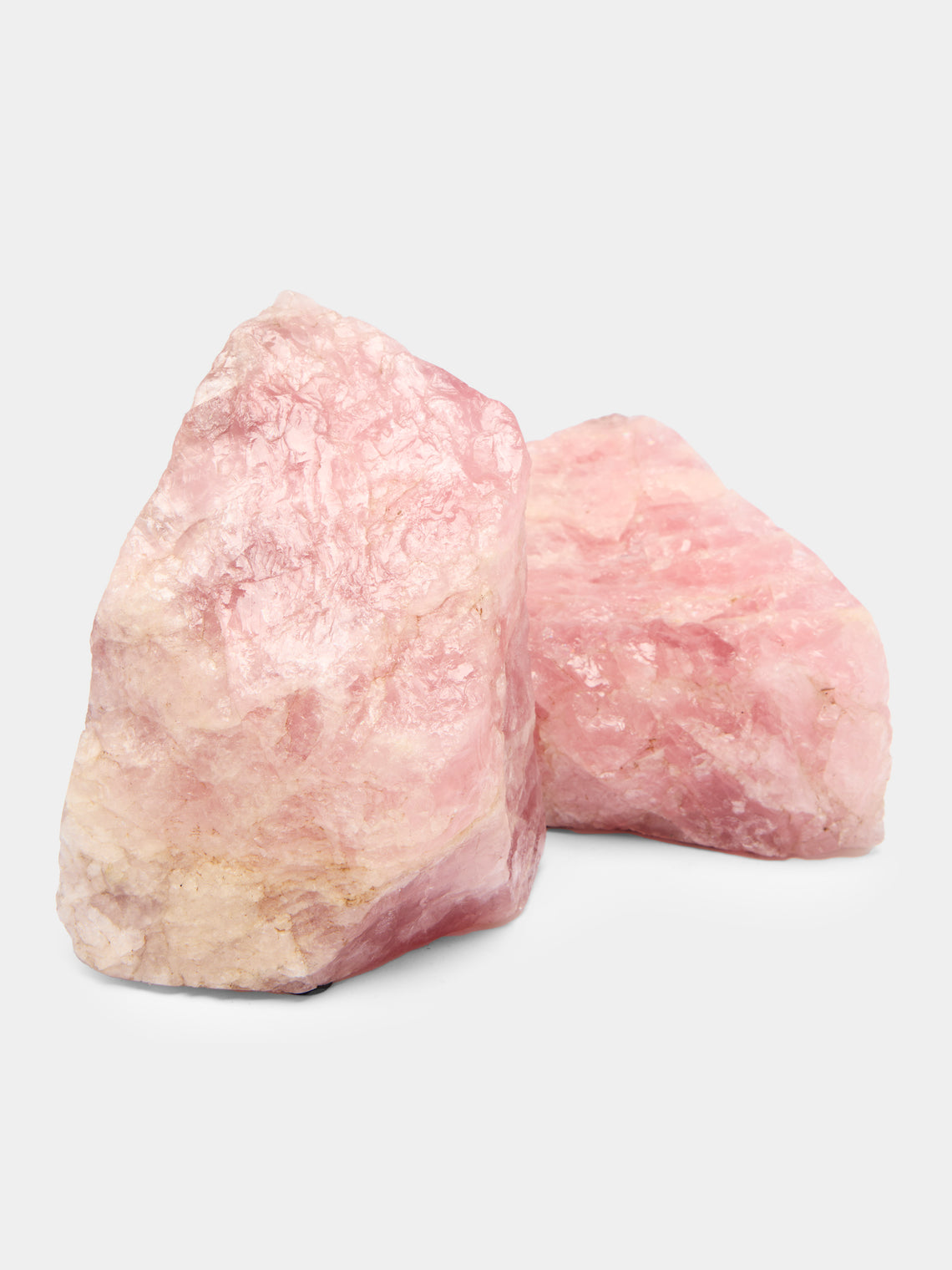 Jia Jia - Rose Quartz Bookends -  - ABASK