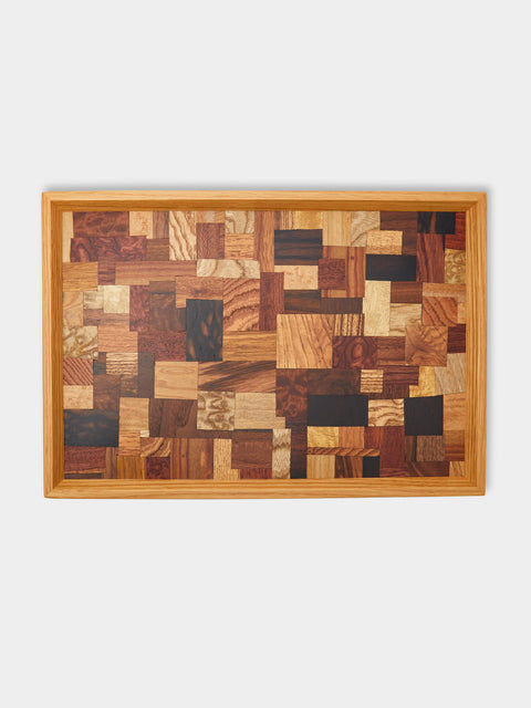 Mori Kougei - Poke Wood Rectangular Tray -  - ABASK - 