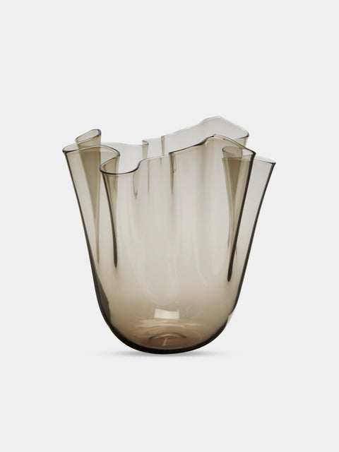 Venini - Fazzoletto Hand-Blown Murano Glass Medium Vase -  - ABASK - 