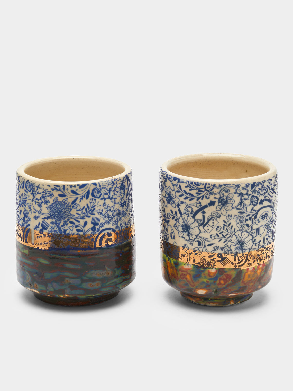 The Village Potter x Roberto Lugo - Edition 96 and 99 Ceramic Cups (Set of 2) -  - ABASK - 