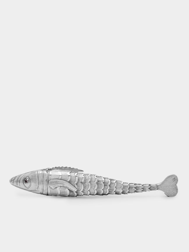 Antique and Vintage - 1900s Solid Silver Articulating Fish -  - ABASK - 