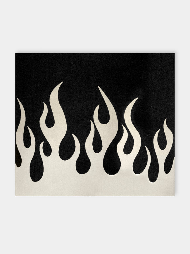 Frenckenberger - Sylvie Fleury Flame Cashmere Blanket -  - ABASK - 