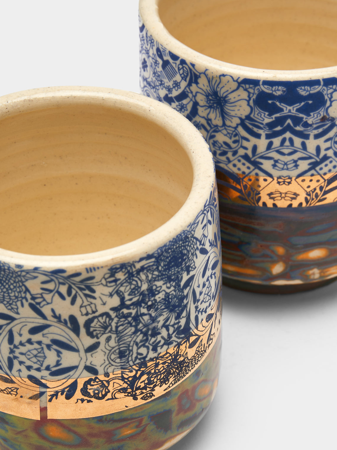 The Village Potter x Roberto Lugo - Edition 76 and 105 Ceramic Cups (Set of 2) -  - ABASK