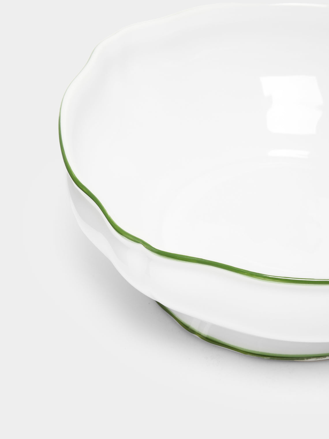Raynaud - Touraine Hand-Painted Porcelain Salad Bowl -  - ABASK