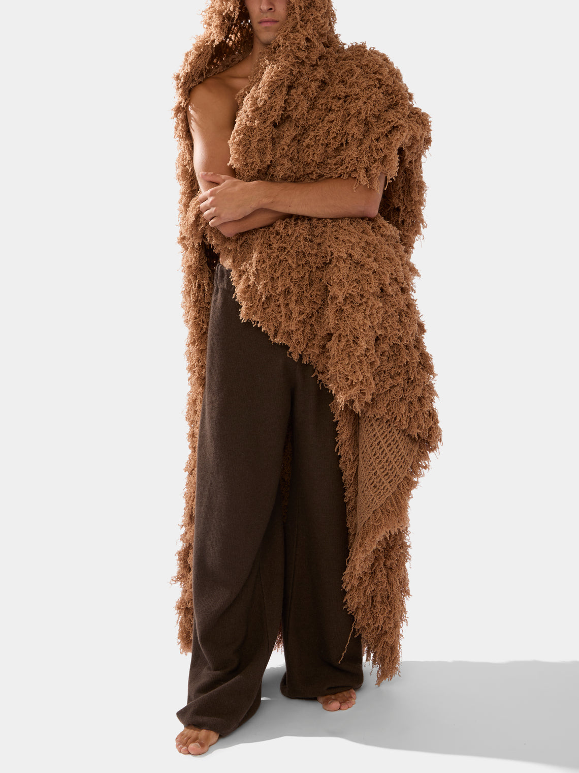 Ryan Roche - Furry Cashmere Blanket | One Size -  - ABASK