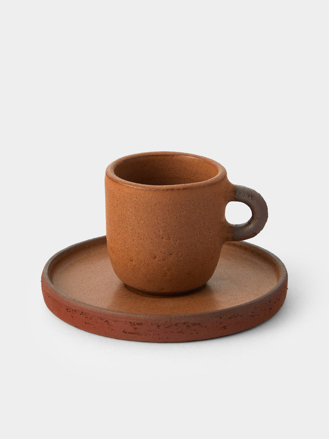 Andrea Tsang - Terra Stoneware Espresso Cups and Saucers (Set 4) -  - ABASK - 