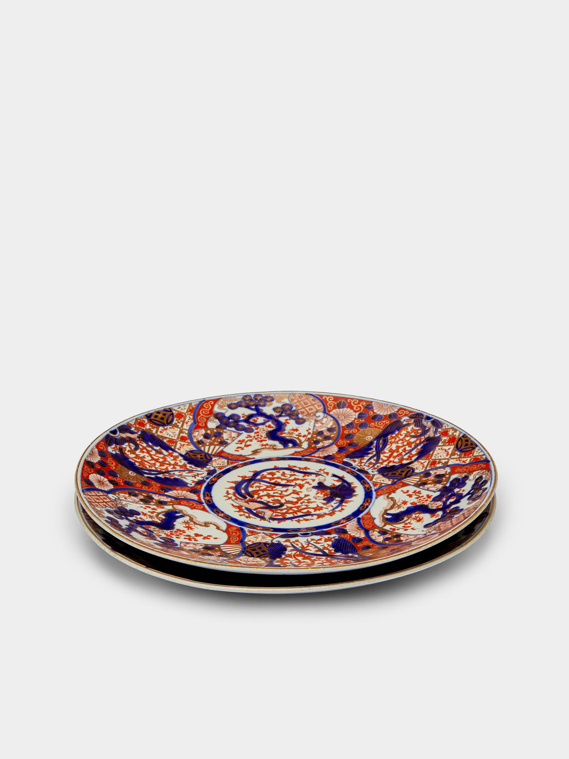 Antique and Vintage - 1880s Imari Large Platters (Set of 2) - ABASK
